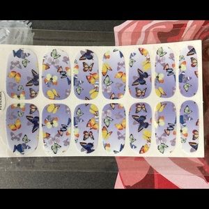 5 for $20 Nail Wraps: Butterfly Grid